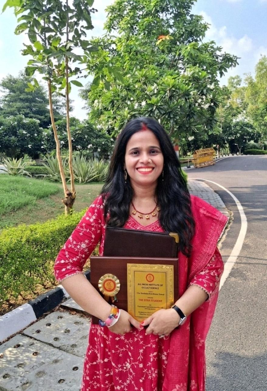 Award received by Astro Solutions by Aayushee